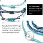 String Wave Ankle Bracelets for Women Adjustable Compass Bracelets Waterproof Handmade Strand Braided Rope Sunflower Boho Bracelet Set Women Teen Girls String Wave Ankle Bracelets for Women Adjustable Compass Bracelets Waterproof Handmade Strand Braided Rope Sunflower Boho Bracelet Set Women Teen Girls