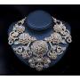 LAN PALACE 2019 Big Flower Necklace and Earrings for Party and Wedding Jewelry Sets