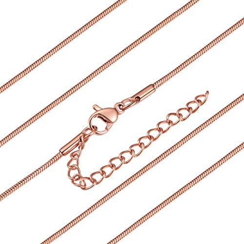 ChainsHouse 925 Sterling Silver Cuban/Figaro/Twisted Rope/Rolo Box Chain Necklace for Men Women 1-5mm Wide Neck Link Stainless Steel Chain Necklace,14'',16'',18'',20'',22'',24'',26'',28'',30''(Send Gift Box)
