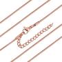 ChainsHouse 925 Sterling Silver Cuban/Figaro/Twisted Rope/Rolo Box Chain Necklace for Men Women 1-5mm Wide Neck Link Stainless Steel Chain Necklace,14'',16'',18'',20'',22'',24'',26'',28'',30''(Send Gift Box)