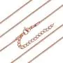 ChainsHouse 925 Sterling Silver Cuban/Figaro/Twisted Rope/Rolo Box Chain Necklace for Men Women 1-5mm Wide Neck Link Stainless Steel Chain Necklace,14'',16'',18'',20'',22'',24'',26'',28'',30''(Send Gift Box)
