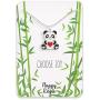 Happy Kisses Panda Necklace Gift – Cute Panda Heart Pendant – Charm Jewelry for Women, Teens, Girls and Kids – with Message Card