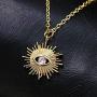 Long tiantian Best Friend Nnecklace for 2 Cute Elephant Butterfly Necklace Sun Evil Eye Cross Pendant Necklace for Girls Best Friend Necklaces Mermaid Tail Infinity Jewelry for Women