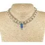 BlueRica Braided Hemp Cord Choker Necklace with Puka Shells and Flip Flop Pendant
