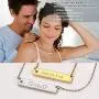 FaithHeart Personalized Vertical Bar Necklace, Men Women Stainless Steel/18K Gold Plated Custom Jewelry, Birthstone Name Bar Pendant for Couples/Family FaithHeart Personalized Vertical Bar Necklace, Men Women Stainless Steel/18K Gold Plated Custom Jewelry, Birthstone Name Bar Pendant for Couples/Family