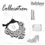 Holylove Statement Choker Necklace Earrings for Women, Costume Chunky Jewelry 1 Set Holylove Statement Choker Necklace Earrings for Women, Costume Chunky Jewelry 1 Set