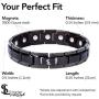 Elegant Titanium Magnetic Therapy Bracelet Pain Relief for Arthritis and Carpal Tunnel