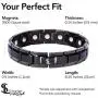 Elegant Titanium Magnetic Therapy Bracelet Pain Relief for Arthritis and Carpal Tunnel Elegant Titanium Magnetic Therapy Bracelet Pain Relief for Arthritis and Carpal Tunnel