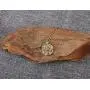 Yunison Gold Plated Coin Necklace Saint Benedict Exorcism Pendant Minimalist Jewelry