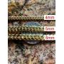 Solid 925 Sterling Silver - 14k Gold Plated - Miami Cuban Link Chain Or Bracelet - Box Lock Cuban Link 4-10.5mm - Italy Mens Necklace