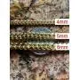 Solid 925 Sterling Silver - 14k Gold Plated - Miami Cuban Link Chain Or Bracelet - Box Lock Cuban Link 4-10.5mm - Italy Mens Necklace