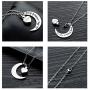 Fomissky Cremation Jewelry Urn Necklaces for Ashes for Women Men, Stainless Steel Keepsake Ashes Necklace Mini Urns for Human Pet Ashes Memorial Gifts