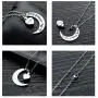Fomissky Cremation Jewelry Urn Necklaces for Ashes for Women Men, Stainless Steel Keepsake Ashes Necklace Mini Urns for Human Pet Ashes Memorial Gifts