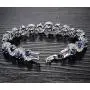 Feraco Blue Tennis Cubic Zirconia Bracelet for Mom Daughter Womens Classic 14K Plated Sapphire Bangle Crystal Jewelry Gifts