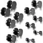 Aroncent 12PCS 6 Pairs 4-14mm Stainless Steel Black Stud Earrings Set Faux Fake Gauges Earrings Fake Ear Plugs Earrings Aroncent 12PCS 6 Pairs 4-14mm Stainless Steel Black Stud Earrings Set Faux Fake Gauges Earrings Fake Ear Plugs Earrings