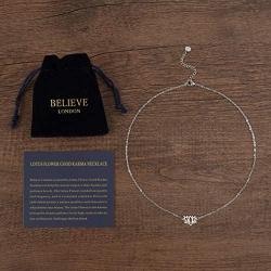 Believe London Unicorn Compass Mountain Necklace for Women Friendship Anchor Good Luck Pendant Chain Girls Jewelry Message Gift Card