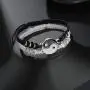Best Friend Bracelets for 2 Matching Yin Yang Adjustable Cord Bracelet for Bff Friendship Relationship Boyfriend Girlfriend Valentines Gift Best Friend Bracelets for 2 Matching Yin Yang Adjustable Cord Bracelet for Bff Friendship Relationship Boyfriend Girlfriend Valentines Gift