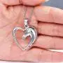 Heart Pendant Necklace by Luvalti - Horse Heart Jewelry - Family and Friends Jewelry Gift Heart Pendant Necklace by Luvalti - Horse Heart Jewelry - Family and Friends Jewelry Gift