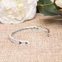 Inspirational Bracelets for Women Mom Personalized Gift for Her Engraved Mantra Cuff Bangle Crown Birthday Jewelry.