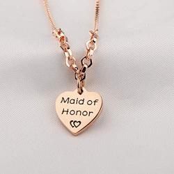 FUSTMW Bridesmaid Jewelry Gift Maid of Honor Bracelet Matron of Honor Bangle Wedding Gift for Bridesmaids