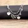 Mother Mary Miraculous Medal Link Chain Bracelet Mustard Seed Cross Christian Jewelry Stainless Steel Y914