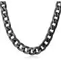 U7 Mens 9MM 12MM 15MM Chains 18K Gold Plated Miami Cuban Chain Necklace, Length 14/18/20/22/24/26/28/30 Inches Strong Curb Links-with Gift Box