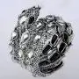 YACQ Womens Crystal Stretch Snake Bracelet Fit Wrist Size 6-1/2 to 8 Inch - Lead & Nickle Free - Halloween Costume Outfit Accessories Jewelry YACQ Womens Crystal Stretch Snake Bracelet Fit Wrist Size 6-1/2 to 8 Inch - Lead & Nickle Free - Halloween Costume Outfit Accessories Jewelry