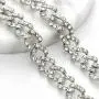 Zoestar Butterfly Choker Necklace Gorgeous Crystal Pendant Necklaces Sparkly Butterfly Chain Jewelry for Women (Silver)