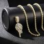 HH Bling Empire Iced Out NBA Never Broke Again Youngboy Rapper Chains for Men in Silver Gold Multicolored 24 Inches