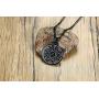 XUANPAI Goetia Seventh Pentacle of Mars Solomon Kabbalah Amulet Pendant Powerful Talisman Necklace for Men Women,Silver