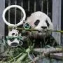 SEIRAA Panda Jewelry Cute Little Bear Panda Keychain Funny Panda Bear Gift for Pandas Lovers