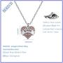 BEKECH Bingo Jewelry for Women Bingo Charm Necklace Winning Game Humor Happiness Funny Bingo Gift New Bingo Player Gift