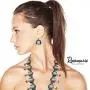 Rosemarie & Jubalee Womens Statement Western Copper and Turquoise Howlite Squash Blossom Necklace Earrings Set, 24''-27'' with 3'' Extension Rosemarie & Jubalee Womens Statement Western Copper and Turquoise Howlite Squash Blossom Necklace Earrings Set, 24''-27'' with 3'' Extension