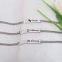 WUSUANED Baby&Mommy Bracelet Baby Baptism Bracelet Mom Daughter Bar Bracelet Set Gift for New Mom&Baby