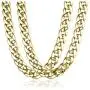 Subiceto 80s 90s Costume Fake Gold Turnover Chain Necklaces for Men Women Plastic Chunky Hip Hop Rapper Cuban Link Chain Necklace 2 Pieces 32-36 Inch Subiceto 80s 90s Costume Fake Gold Turnover Chain Necklaces for Men Women Plastic Chunky Hip Hop Rapper Cuban Link Chain Necklace 2 Pieces 32-36 Inch
