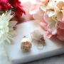 Rose Flower Tassel Earrings Dangle Drop 925 Silver French Hook Jewelry for Womens