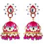 Aheli Bollywood Ethnic Oxidised Earrings Dangler Stylish Traditional Indian Fashion Jewelry for Women, Girls
