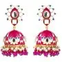 Aheli Bollywood Ethnic Oxidised Earrings Dangler Stylish Traditional Indian Fashion Jewelry for Women, Girls