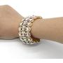 CrazyPiercing Stretch Bracelet Bridal Rhinestone Bangles Statement Wedding Bracelet Jewelry for Women
