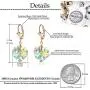 Swarovski Crystal Heart Drop Leverback Earrings for Women Fashion Dangle Earring 14K Rose Gold Plated Hypoallergenic Jewelry Swarovski Crystal Heart Drop Leverback Earrings for Women Fashion Dangle Earring 14K Rose Gold Plated Hypoallergenic Jewelry