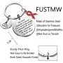 FUSTMW Stroke Awareness Keychain Stroke Warrior Gifts I Am The Storm Stroke Survivor Jewelry Recovery Gifts Red Ribbon Cancer Inspirational Gifts