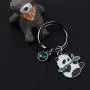 SEIRAA Panda Jewelry Cute Little Bear Panda Keychain Funny Panda Bear Gift for Pandas Lovers