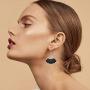 RBG Dissent Collar Earrings for Women Dangle Drop Charms Jewelry Gifts for Fans of Ruth Bader Ginsburg