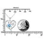 Sterling Silver Mom and Baby Turtle Necklace Stud Earrings Anklet Cubic Zirconia Heart Pendant Turtle Jewelry Set for Women Sterling Silver Mom and Baby Turtle Necklace Stud Earrings Anklet Cubic Zirconia Heart Pendant Turtle Jewelry Set for Women