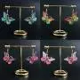 8 Pairs Of Butterfly Earrings, light weight Acrylic Colored Earrings Women And Girls Fashion Jewelry Gift,Earrings Sets (8 Pairs earring set) 8 Pairs Of Butterfly Earrings, light weight Acrylic Colored Earrings Women And Girls Fashion Jewelry Gift,Earrings Sets (8 Pairs earring set)