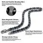 WESTMIAJW Mens Magnetic Hematite Onyx Tiger Eye Beads Beaded Necklace Chain Healing Jewelry 50/60/65/70cm WESTMIAJW Mens Magnetic Hematite Onyx Tiger Eye Beads Beaded Necklace Chain Healing Jewelry 50/60/65/70cm