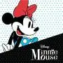 Disney Minnie Mouse Sterling Silver Pink and Cubic Zirconia 18'' Necklace, Official License