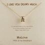 MaLove Sweet Teddy Bear Inspirational Pendant Necklace, Handmade Gold-Tone Plated Pendant Necklace Jewelry Gift for Women