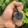 Nordic Coin Icelandic Viking Jewelry - Protection Amulet Lucky Charm - Safe Travel Medallion Power Victory Talisman - Original Mens Pendant Norse Necklace - Terror Rune Pewter Pendant