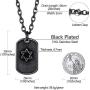 Richsteel Star of David Necklace for Men Women Stainless Steel/18K Gold Plated Hexagram Pendant with 22 Inches Chain Jewish Israel Jewelry